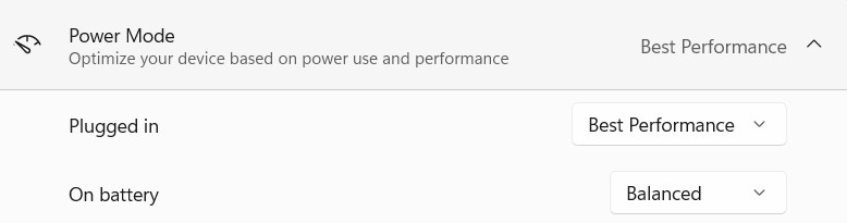 Tắt chế độ tiết kiệm pin trên máy tính