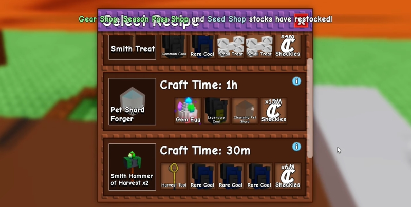 pet shard forger grow a garden