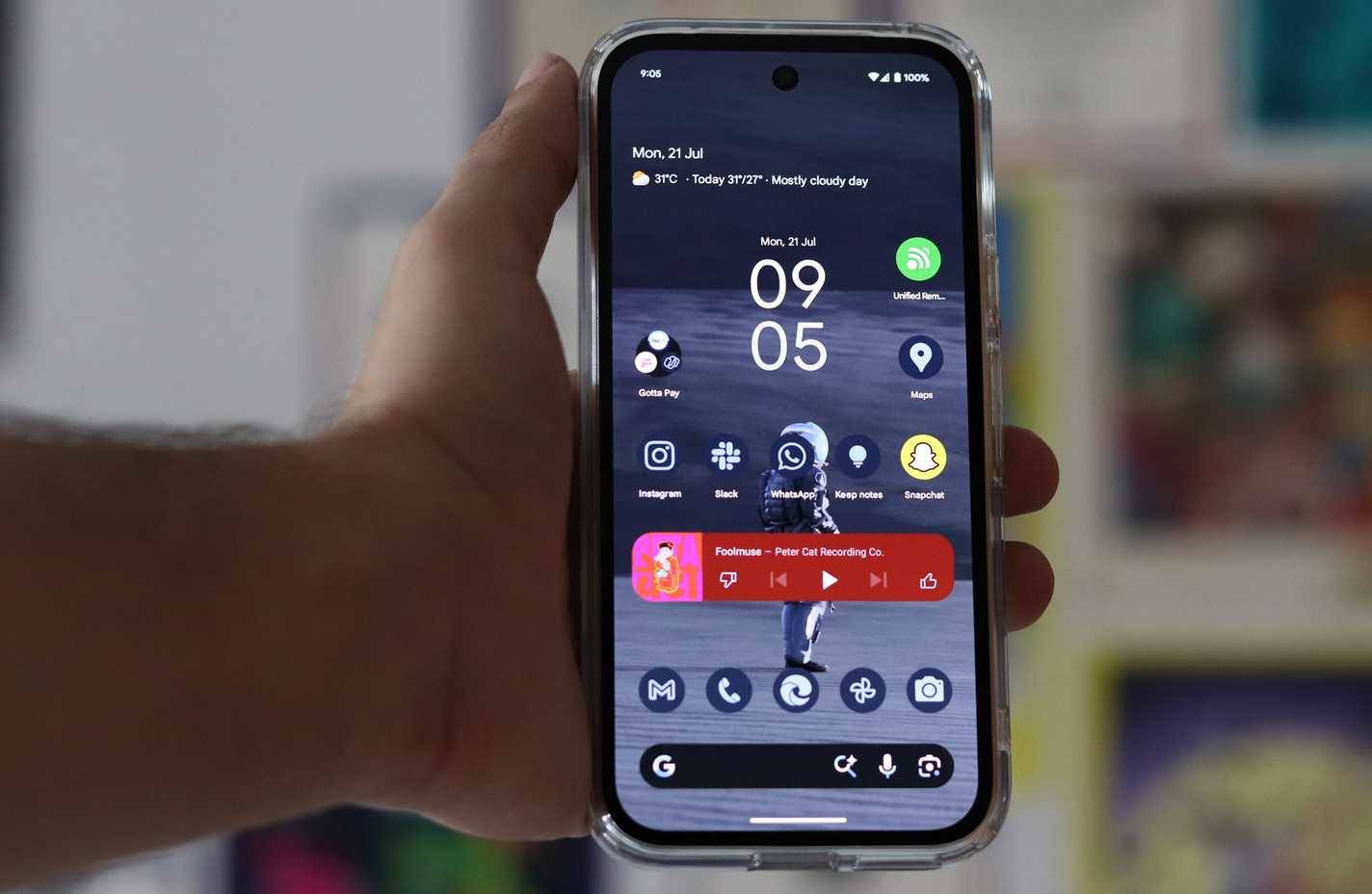 Pixel Launcher trên Pixel 9a