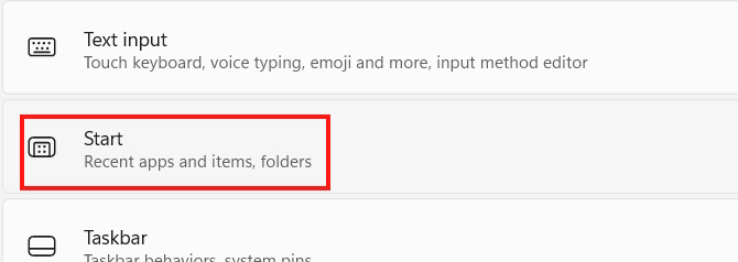 Chỉnh Start menu Windows 11
