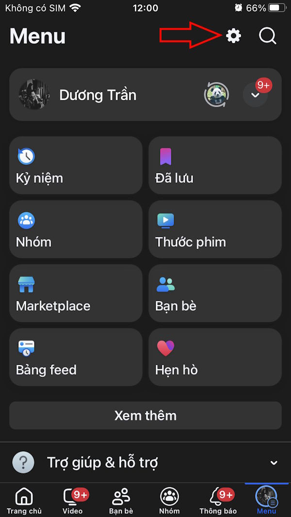 Cài đặt Facebook