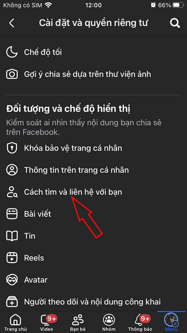 Cách tìm kiếm tài khoản Facebook của bạn