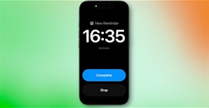 Cách đặt kiểu báo thức cho lời nhắc trên iPhone