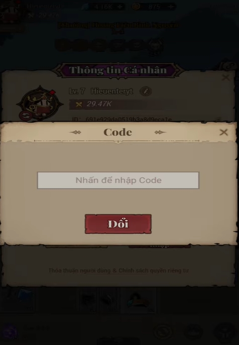 code anh hung bat diet 