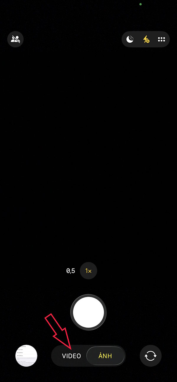 Chế độ quay video iPhone