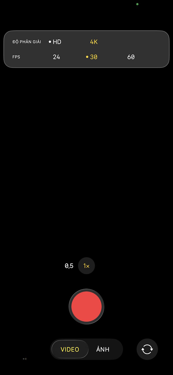 Tùy chỉnh chất lượng quay video iPhone