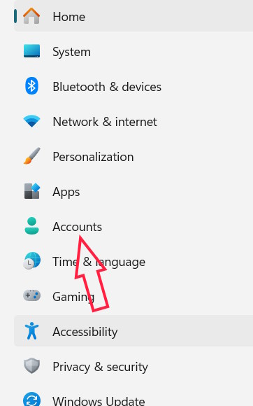 Quản lý Accounts Windows 11