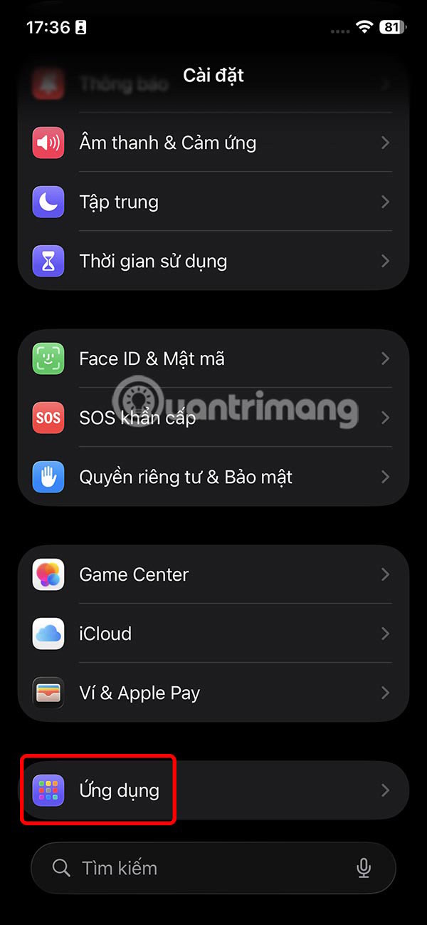 Ứng dụng iPhone