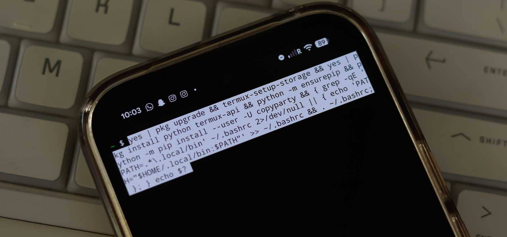 Lệnh cài đặt dependency Copyparty trên Termux