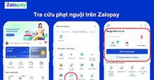 Hướng dẫn dùng ZaloPay tra cứu phạt nguội