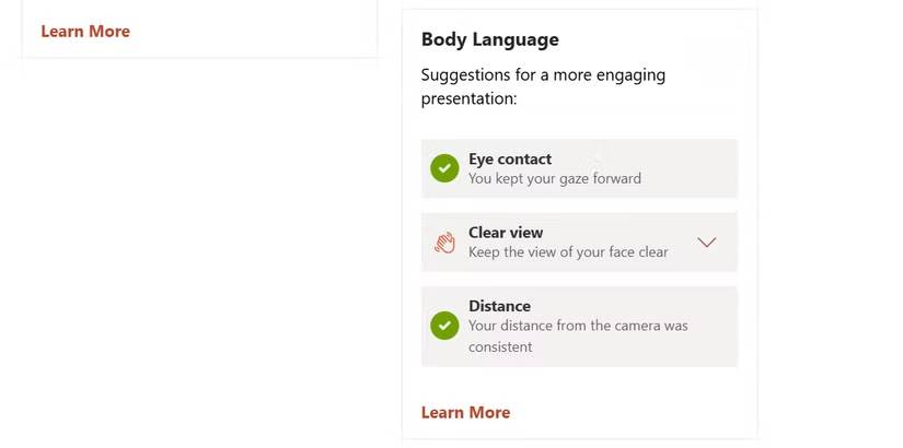 Báo cáo diễn tập ngôn ngữ cơ thể của Speaker Coach