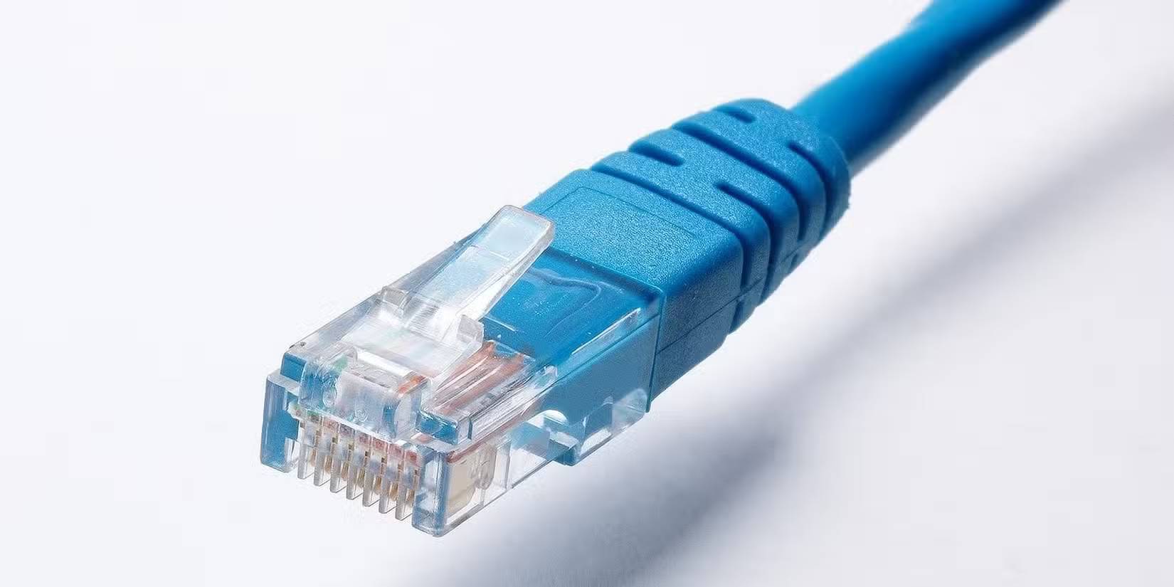 Cáp Ethernet màu xanh lam