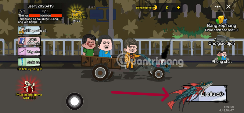 hướng dẫn câu cá vạn cân