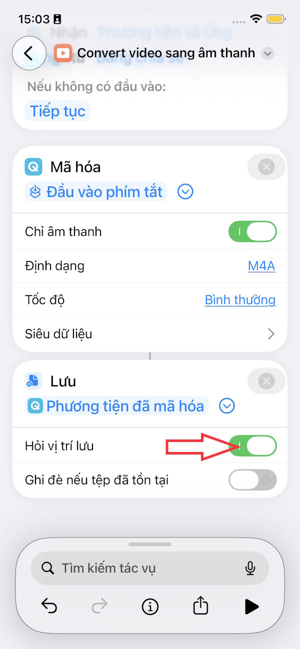 Hỏi vị trí lưu 
