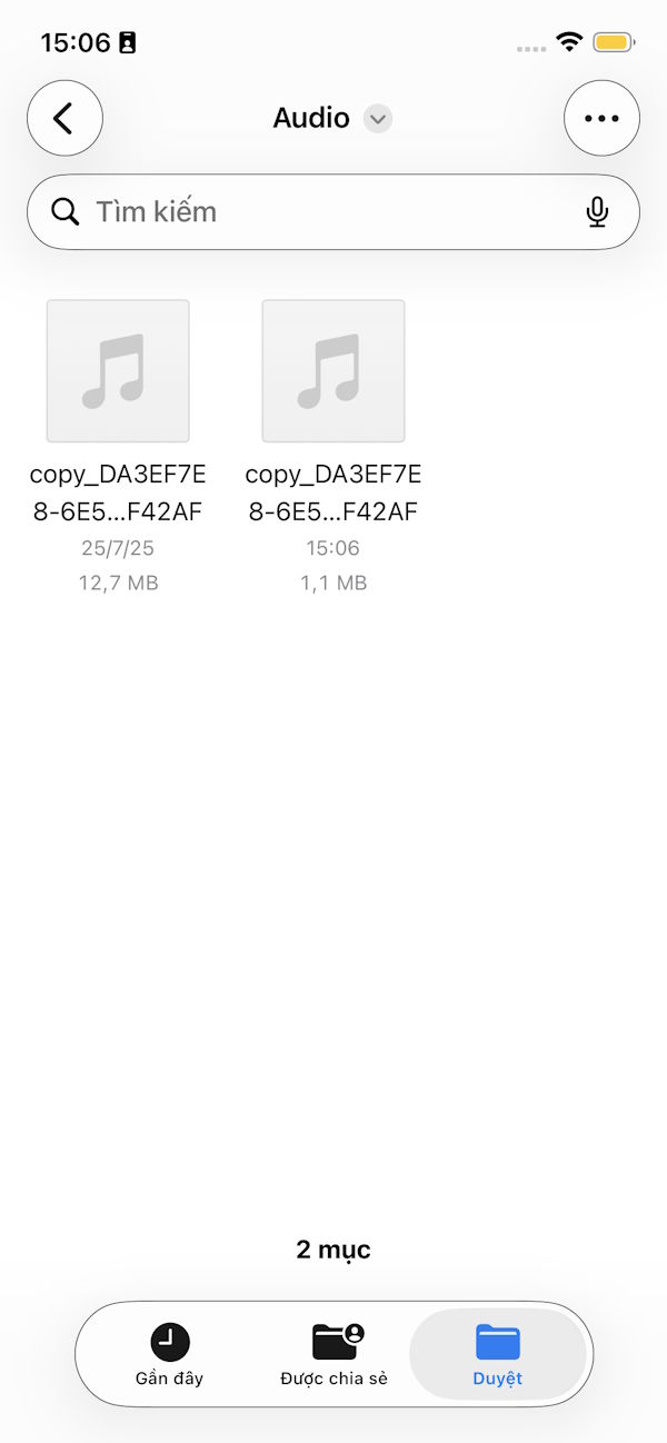 Convert âm thanh từ video trên iPhone