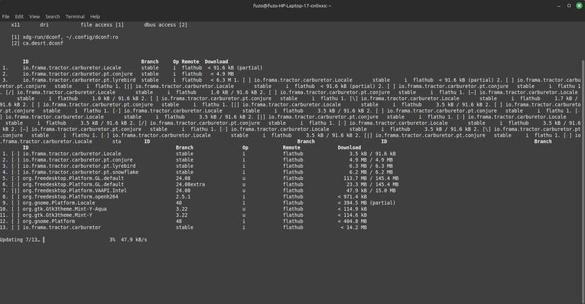 Cài đặt Carburetor trên Linux Mint