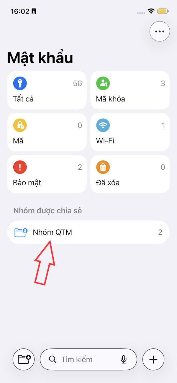 Nhóm chia sẻ mật khẩu 