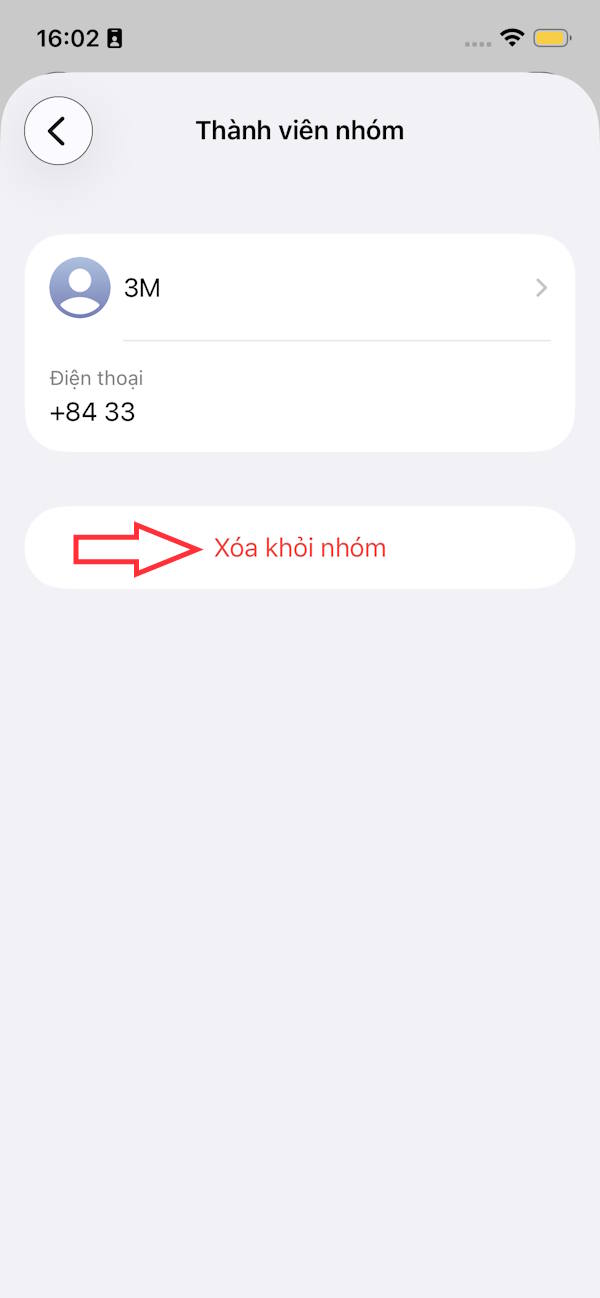 Xóa thành viên khỏi nhóm chia sẻ password