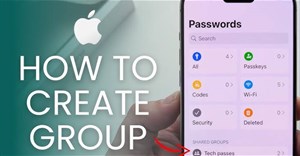 Hướng dẫn tạo nhóm chia sẻ mật khẩu trên iPhone