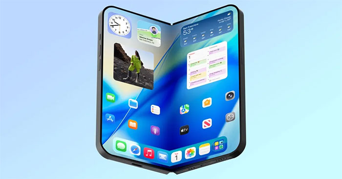 iPhone Fold sẽ là điện thoại gập đầu tiên không có nếp gấp?