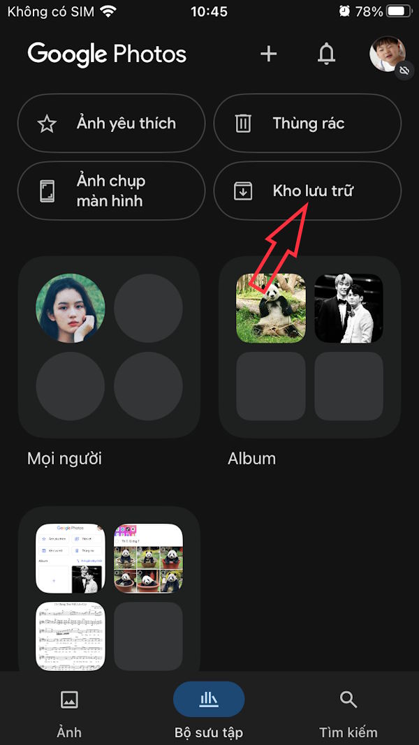 Kho lưu trữ Google Photos