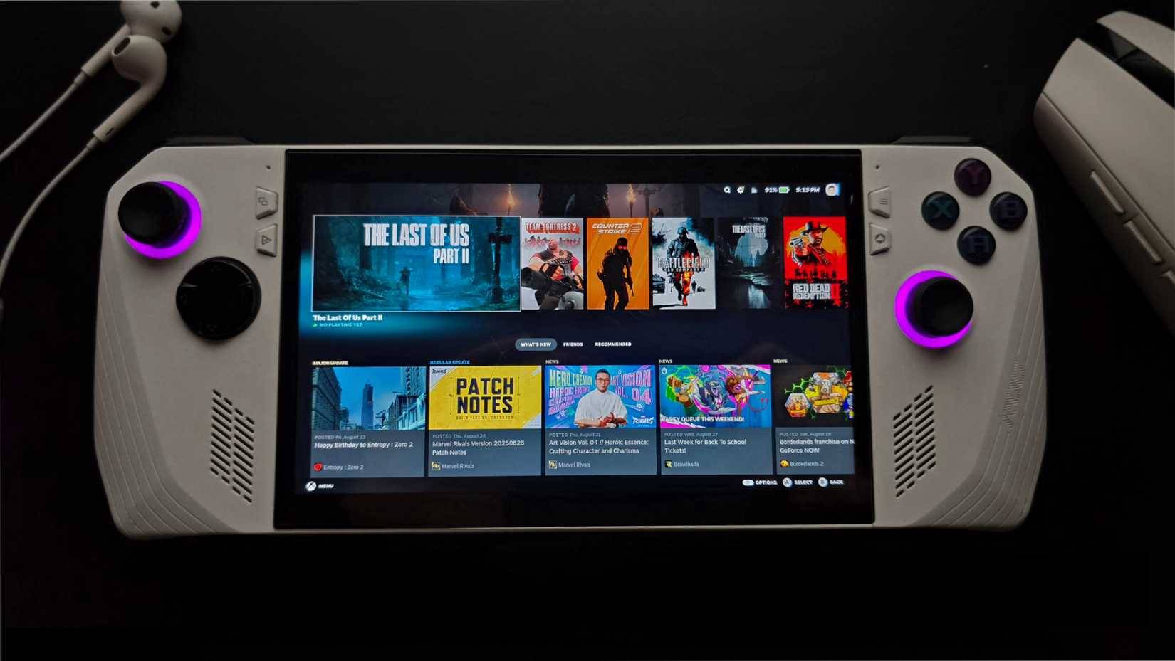 ASUS ROG Ally chạy SteamOS