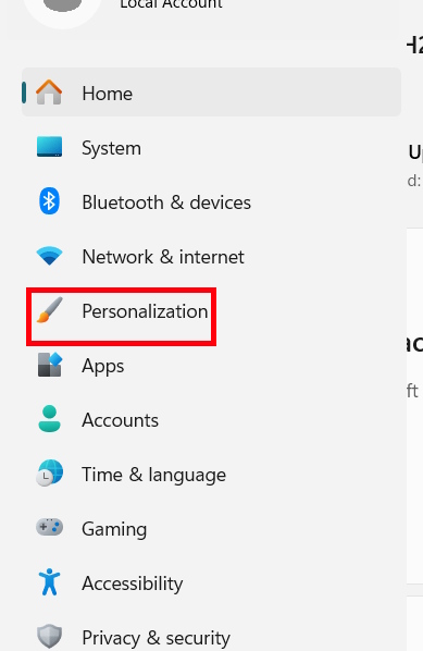 Tùy chỉnh Windows 