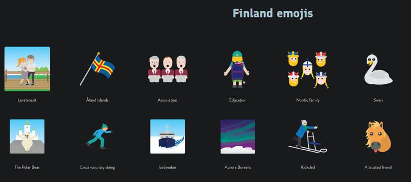 Trang web biểu tượng cảm xúc Phần Lan