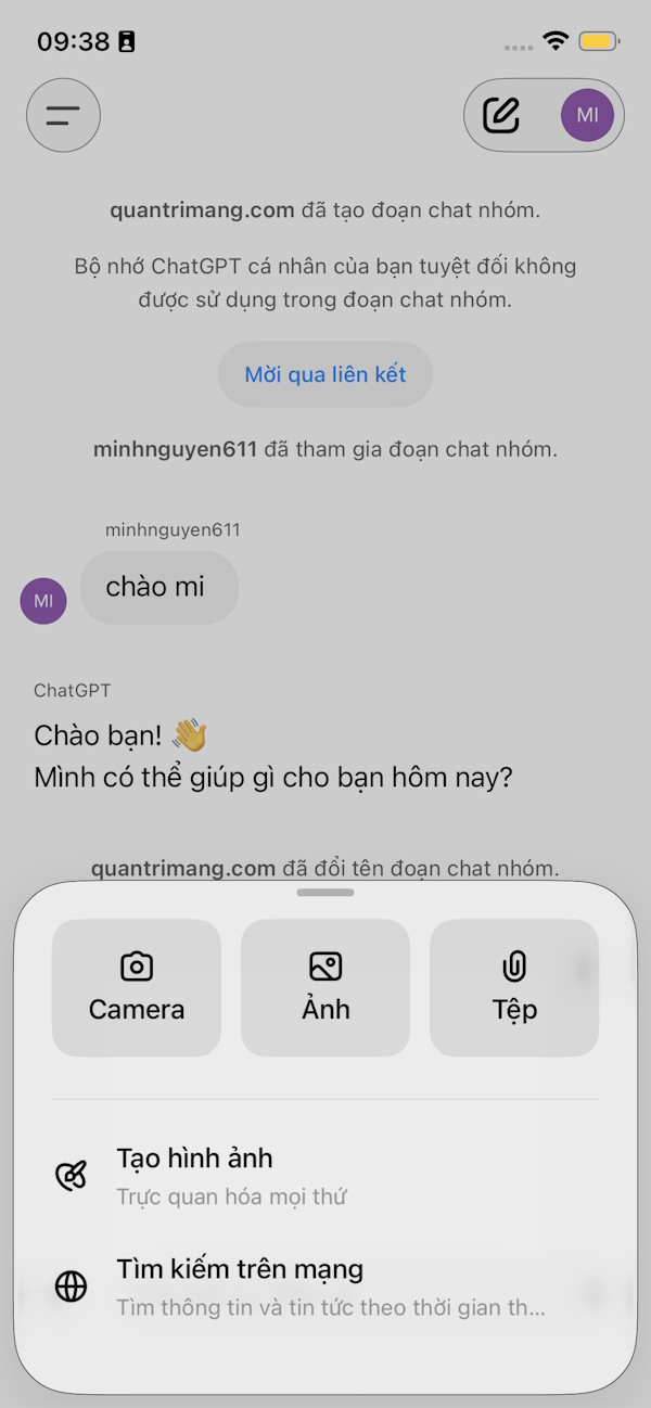 Tùy chọn đăng nội dung