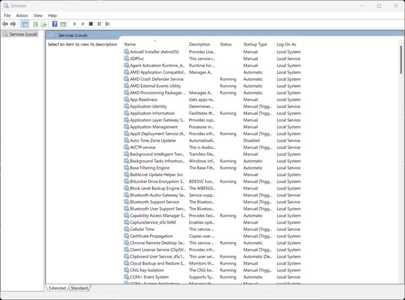Tối ưu dịch vụ nền của Windows (Windows Services)