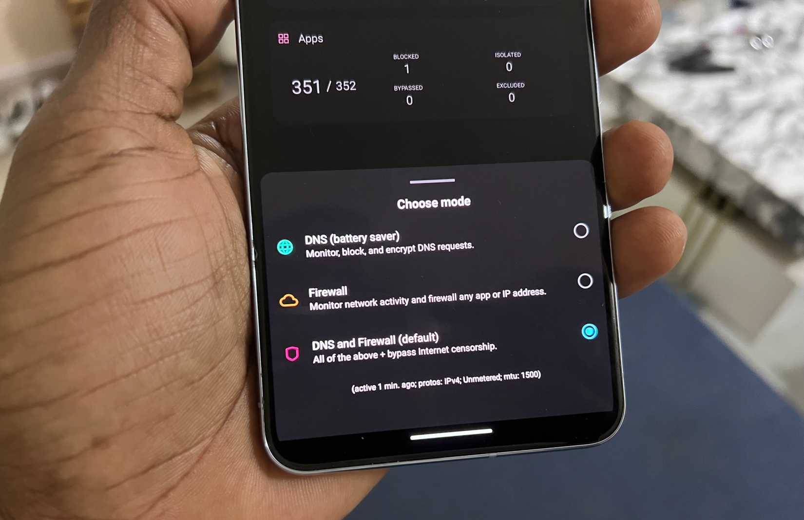 Lựa chọn chế độ DNS của ReThink