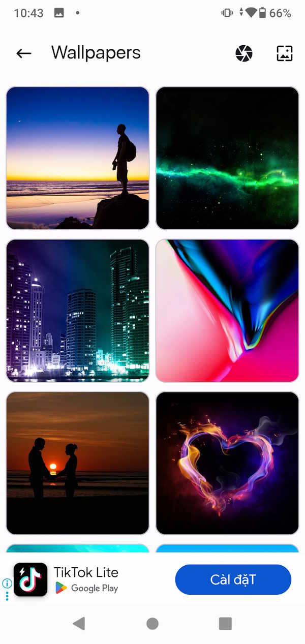 Đổi hình nền Android