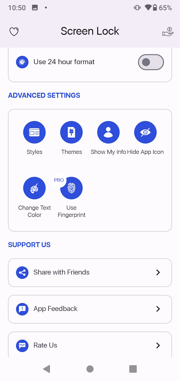 Đổi giao diện mở khóa 