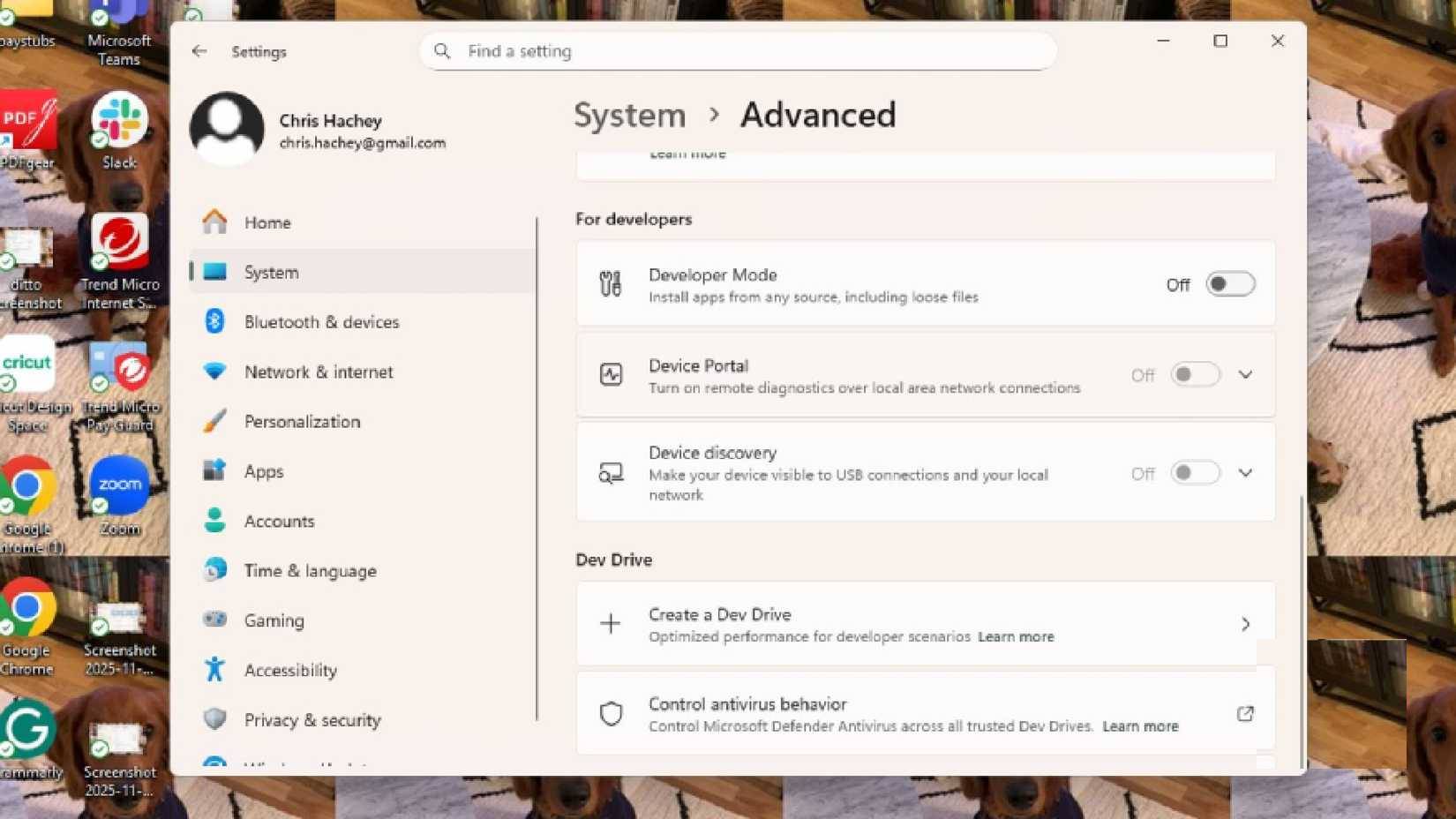 Bật Developer Mode trong Windows 11