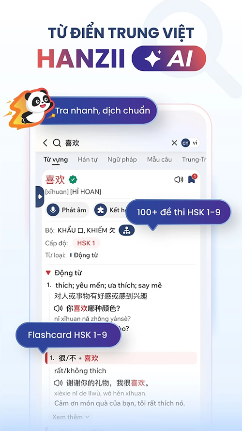 từ điển việt trung hanzii