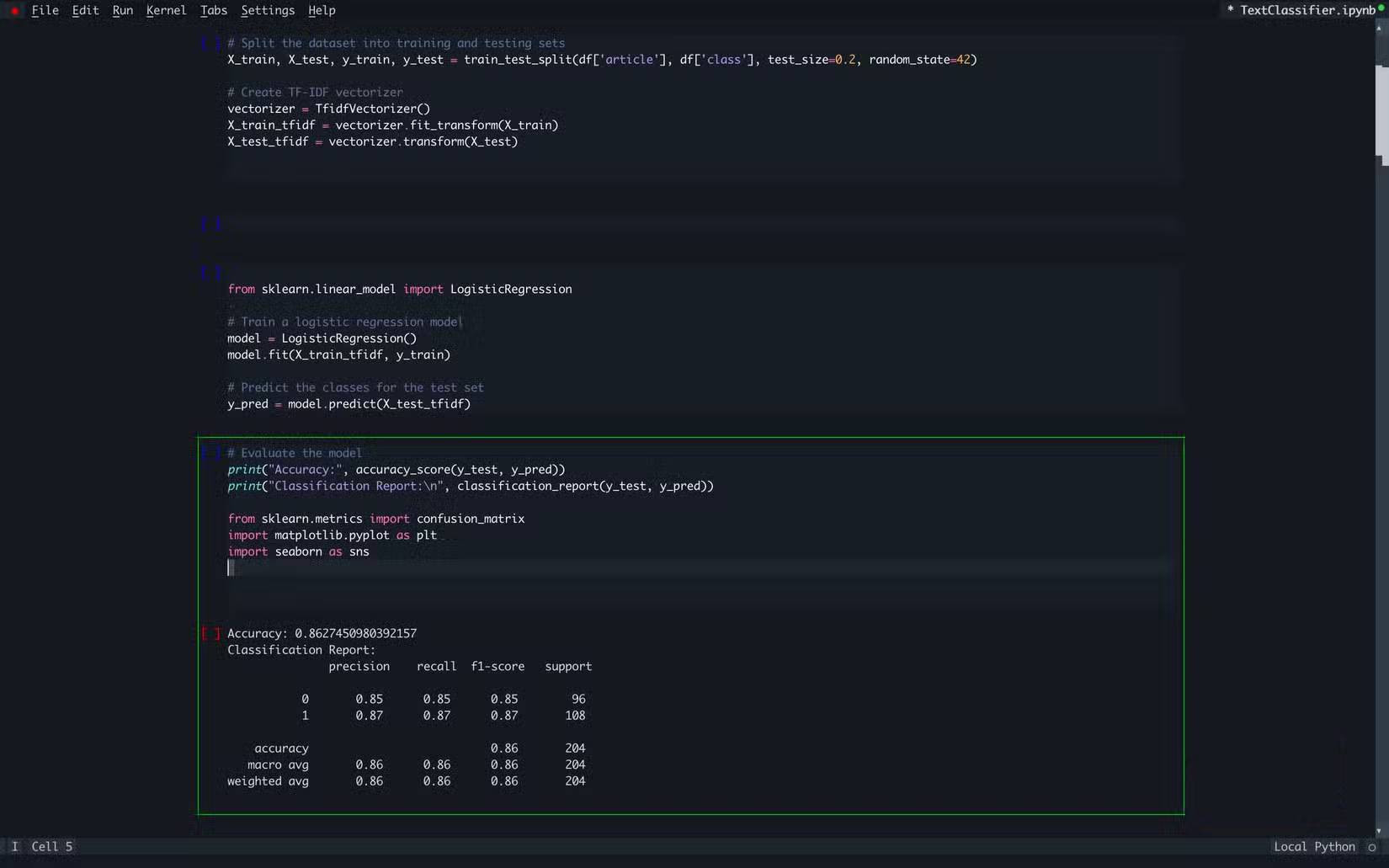 Chỉnh sửa file .ipynb