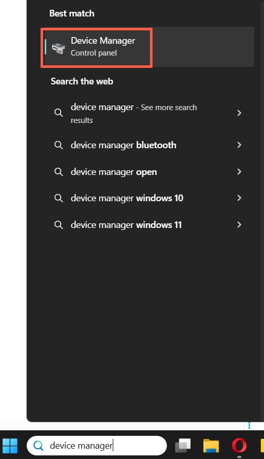 Device manager Windows