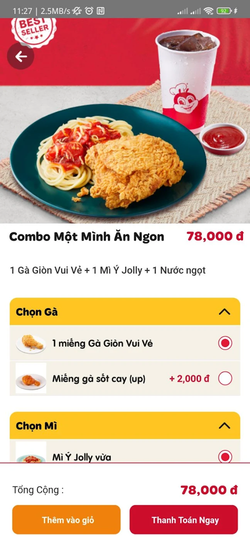 app jollibee mới nhất