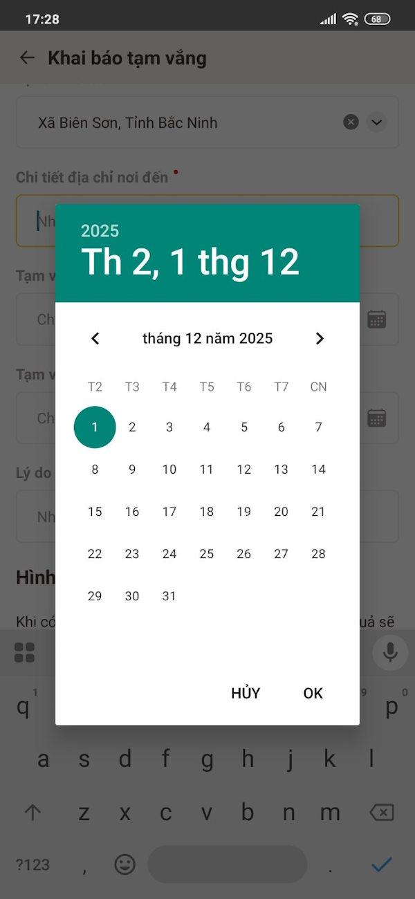 Thời gian di chuyển