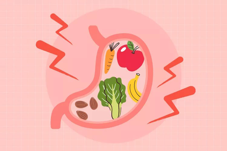 Dạ dày quá tải chất xơ