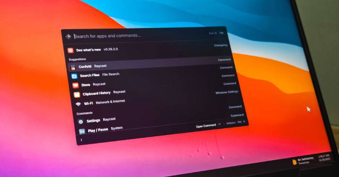 Raycast - Launcher năng suất nổi tiếng trên macOS, hiện đã có trên Windows