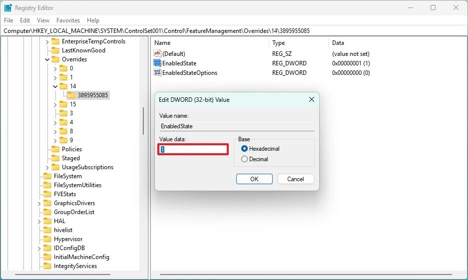 Tắt kéo thả qua Registry