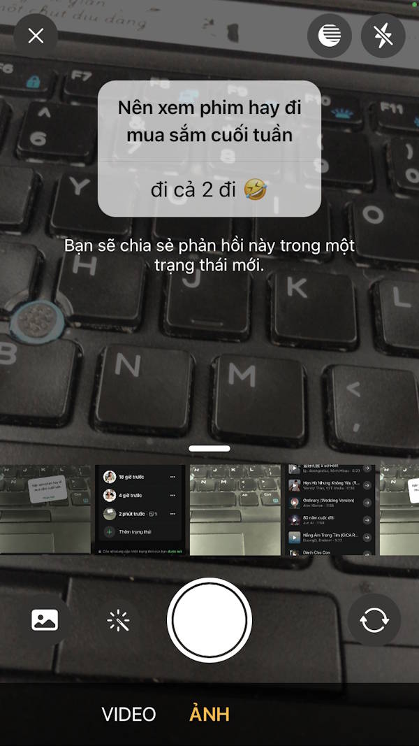 Đăng status câu trả lời WhatsApp