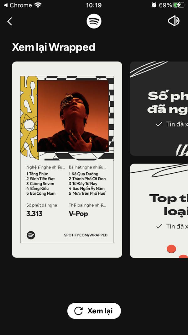 Xem lại Spotify Wrapped 2025