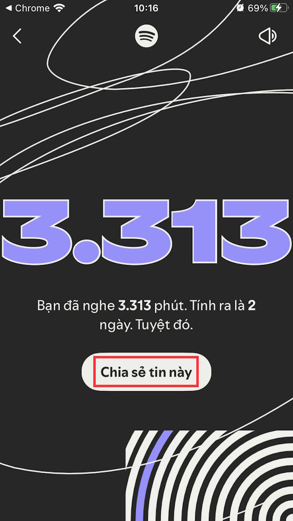 Tổng kết số phút nghe nhạc Spotify Wrapped 2025