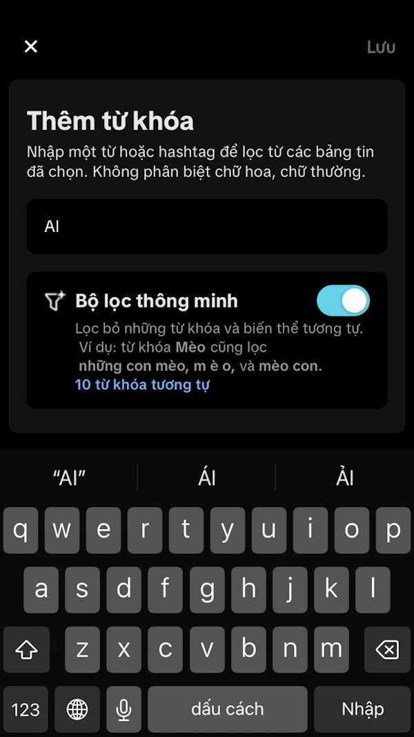 Chặn video TikTok AI trên TikTok