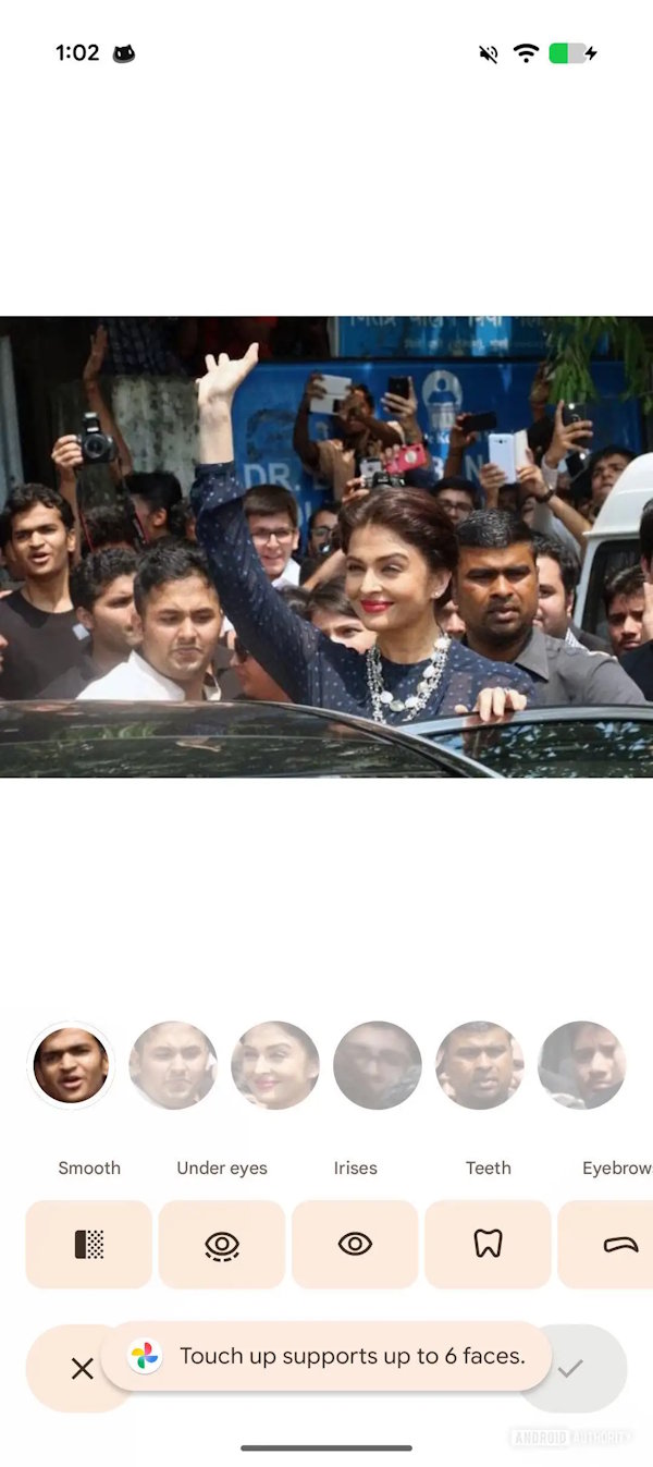 Chỉnh sửa từng khuôn mặt Google Photos