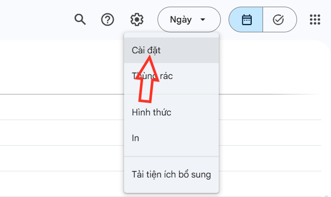 Cài đặt Google Calendar