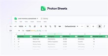 Proton Sheets ra mắt: bảng tính mã hóa thay thế Excel và Google Sheets