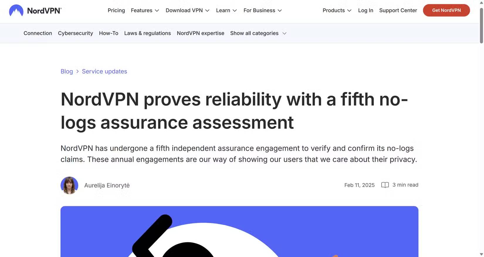 Xác nhận kiểm toán độc lập NordVPN 2025